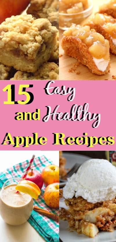 healthy and easy apple recipes